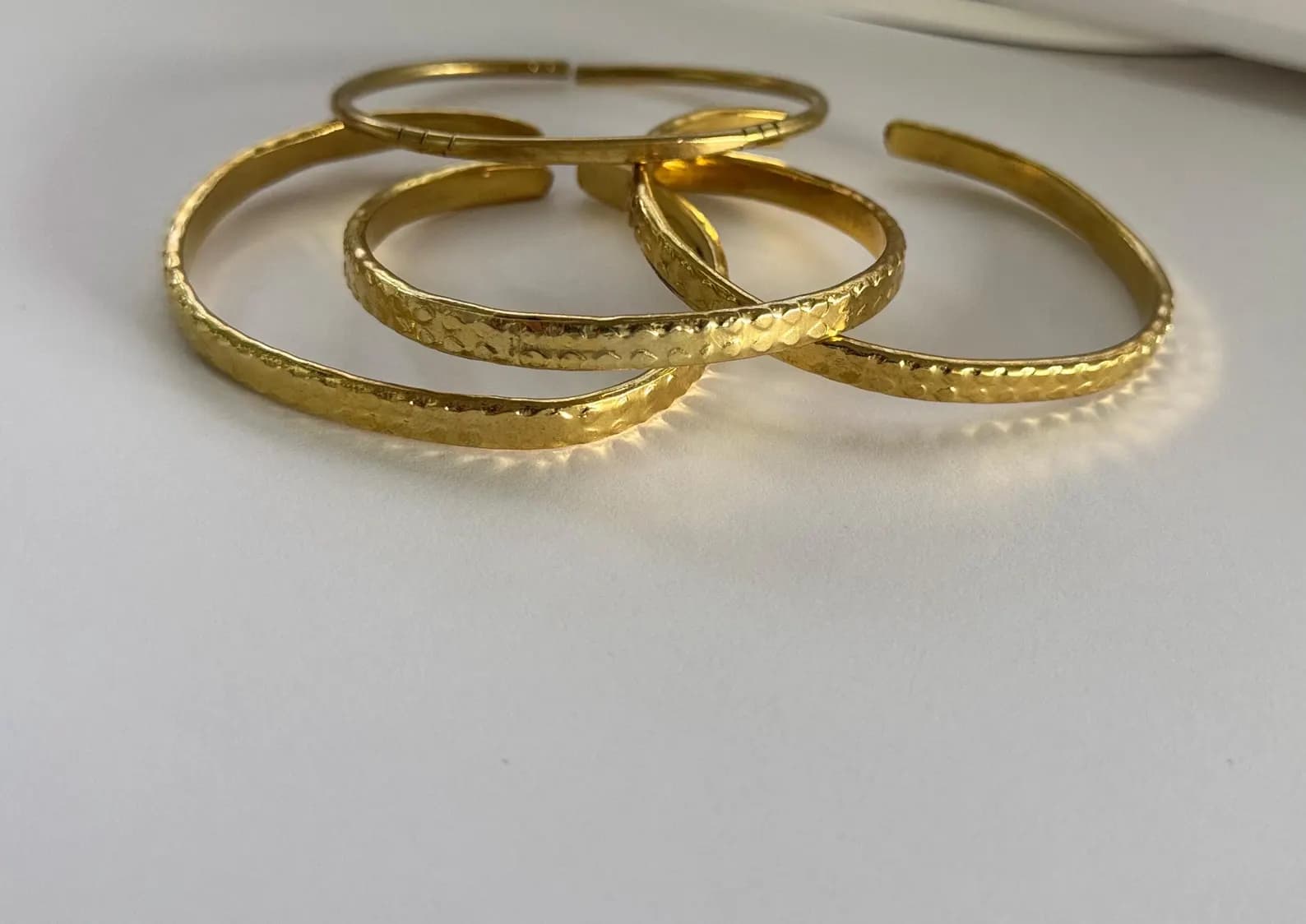 Brass Stackable Bangle Bracelet