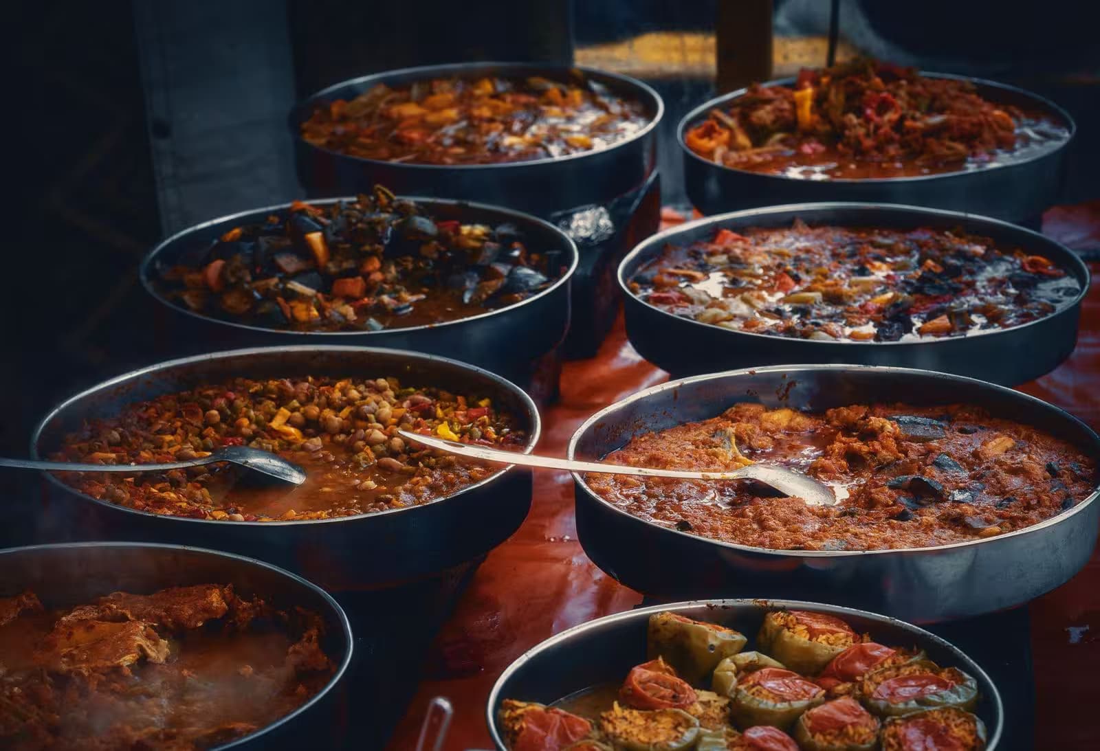 Habesha stews simmered with authentic berbere spices
