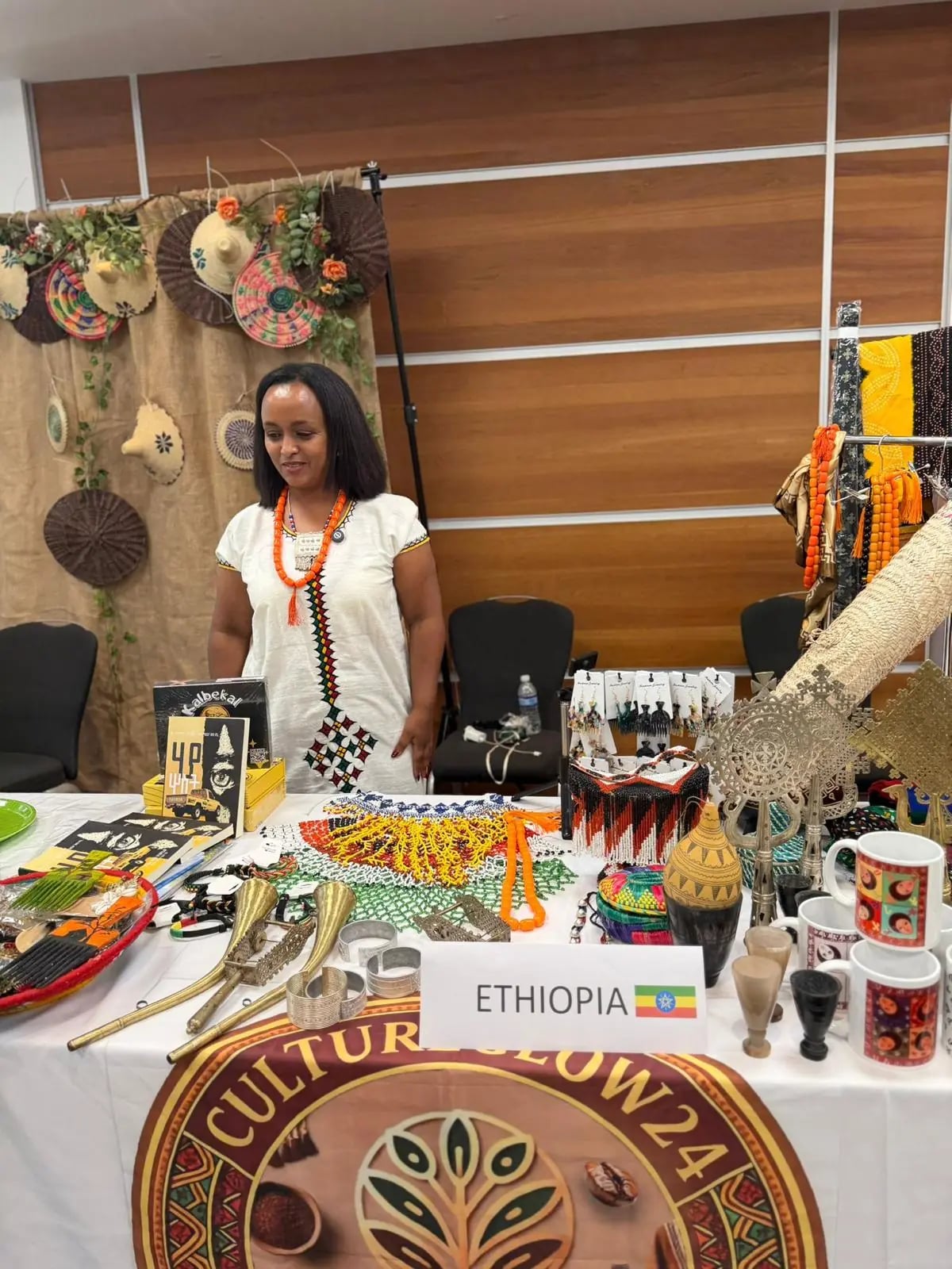 CultureGlow24 market booth