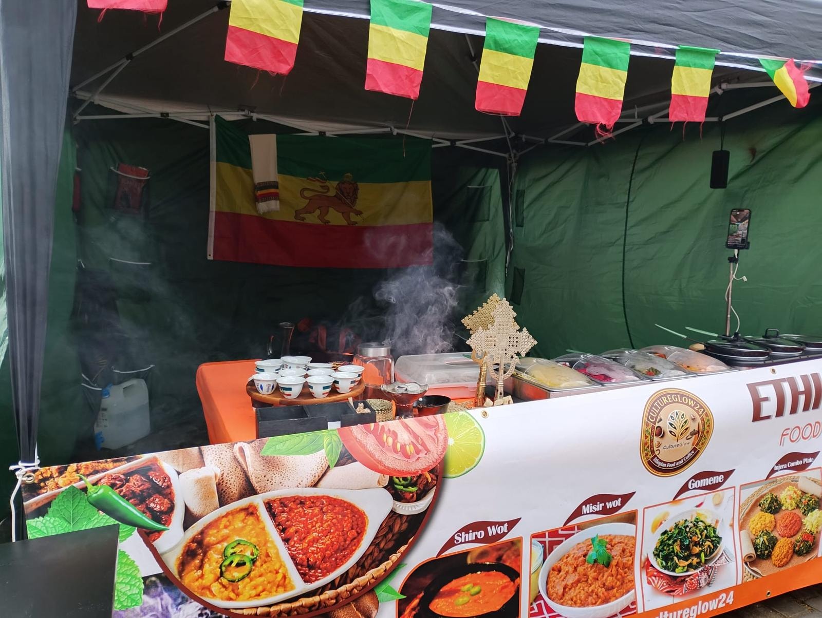 Habesha culinary gathering and craftsmanship