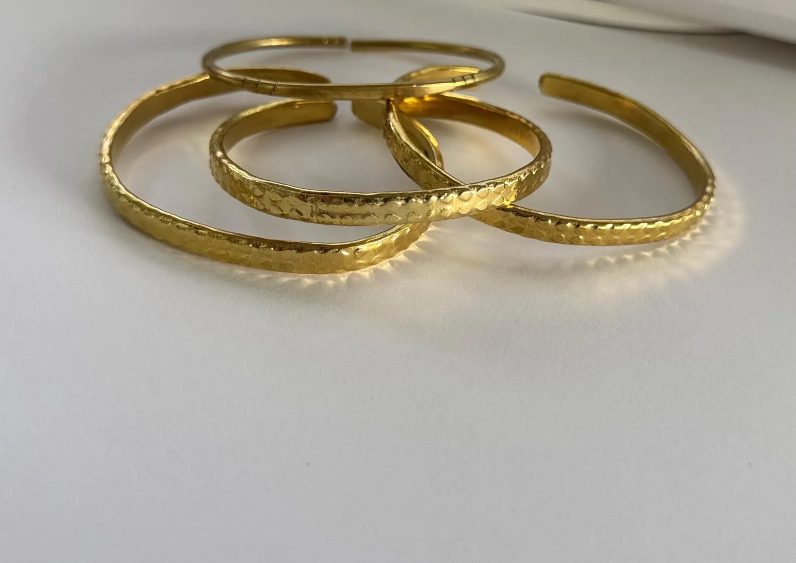 Brass Stackable Bangle Bracelet